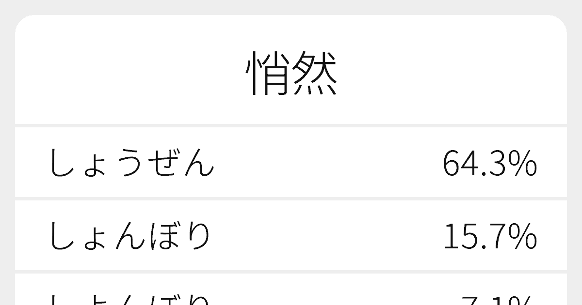 悄然